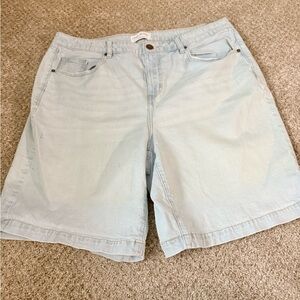 Lane Bryant Sky Blue Denim Shorts